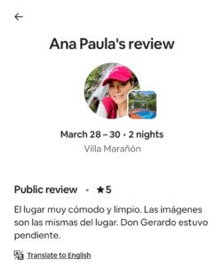 Villa Marañón