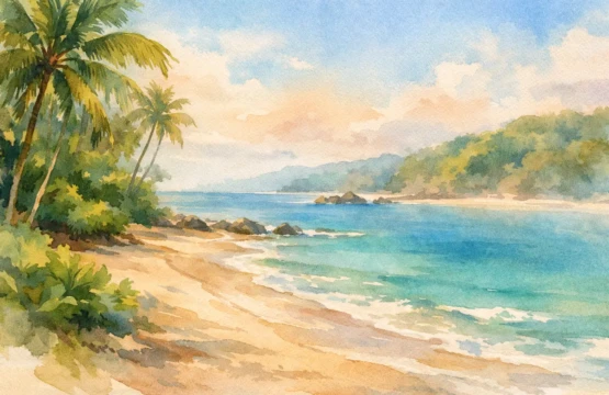 A Quiet Place Near Santa Teresa, Costa Rica