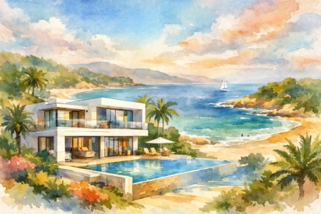 Modern Villa Near Multiple Beaches