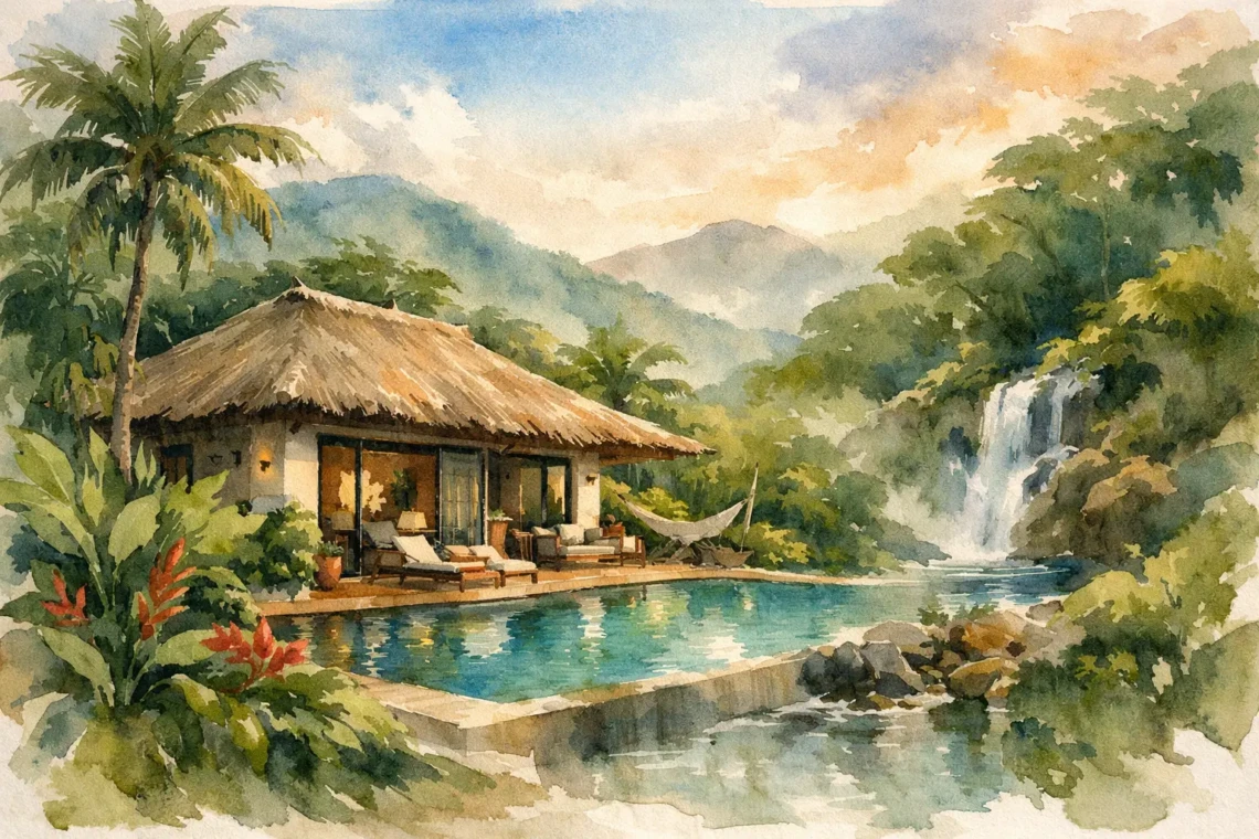 A Quiet Villa Surrounded by Nature in Costa Rica