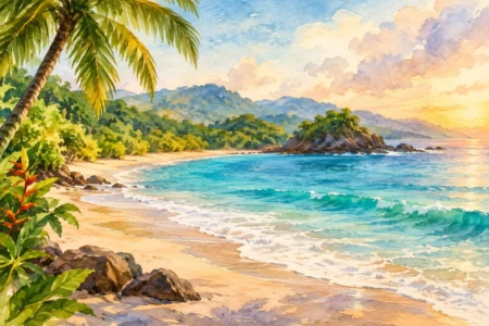 Best Beaches Near Cobano Village, Costa Rica